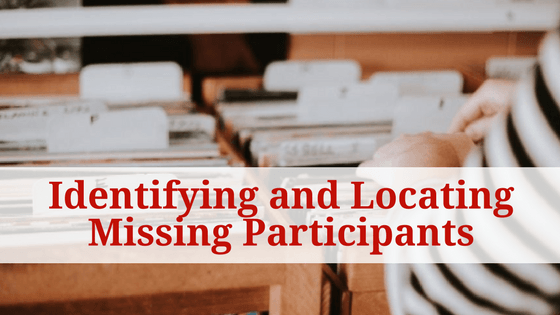 Identifying and Locating Missing Participants